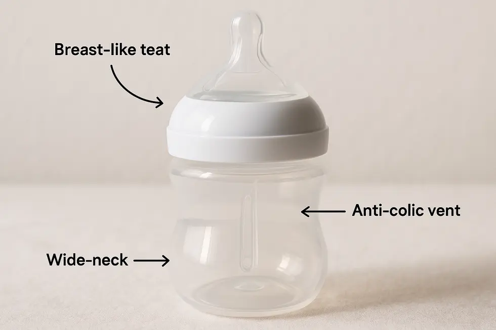 Top-rated baby bottles for relieving colic and gas during feeding.