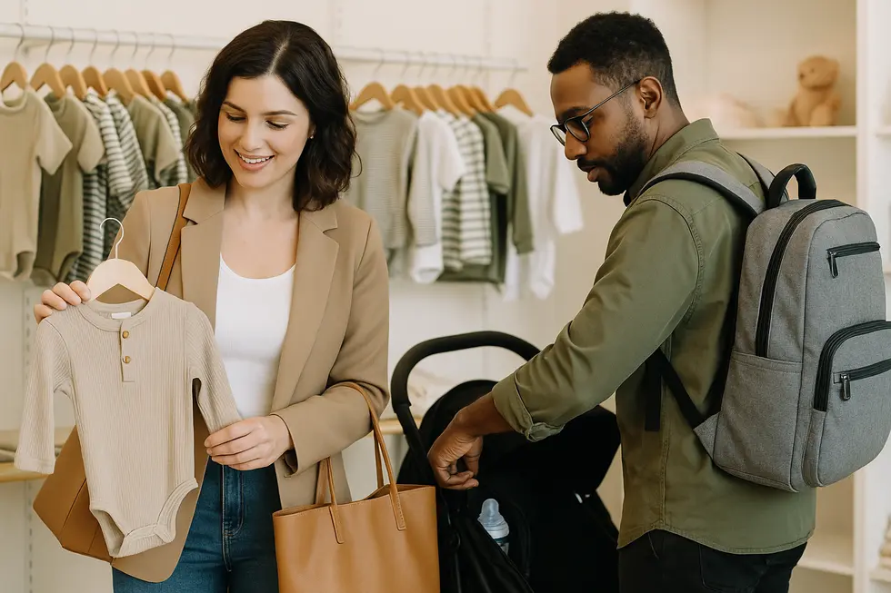 Comparing ergonomic benefits in diaper bags: backpacks offer even weight distribution while totes provide easy access.