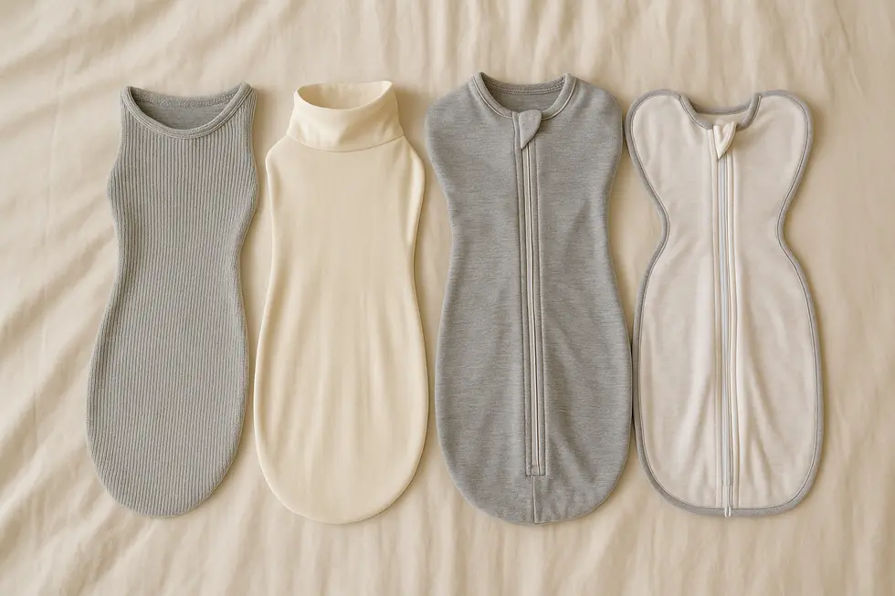 Dreamland Weighted Swaddle’s CoverCalm technology provides soothing pressure for deeper sleep.